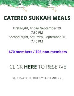 Banner Image for Catered Sukkah Meals 5784